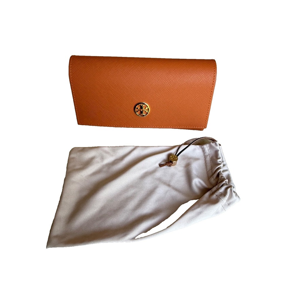 Tory Burch Monogram Sunglass Case and Dust Bag (no glasses incl)